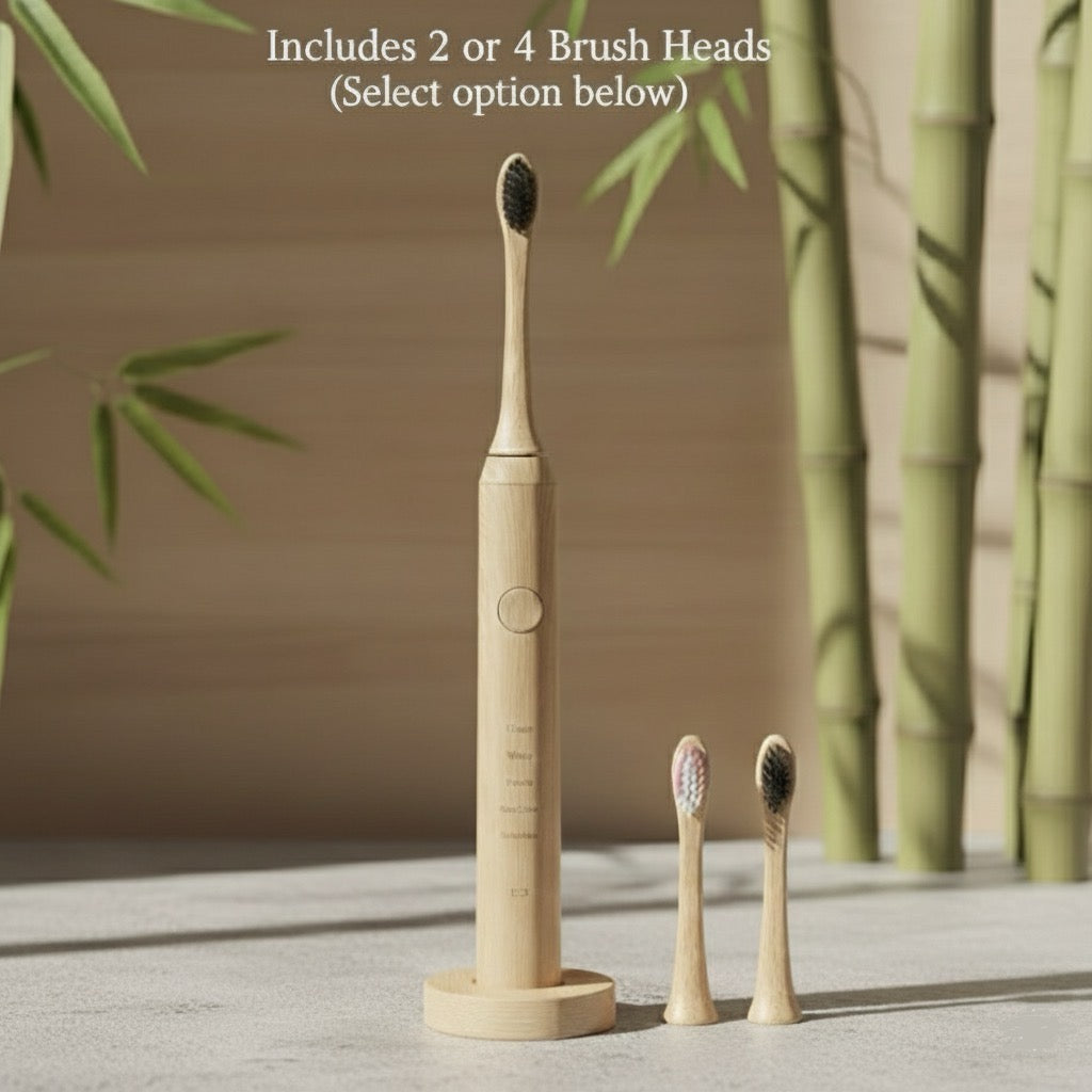 The ZenBrush - Premium Bamboo Sonic Toothbrush