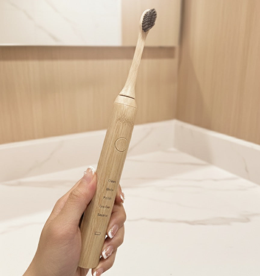Eco-Friendly Zen Bamboo Sonic Electric Toothbrush