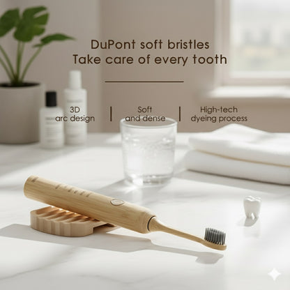 The ZenBrush - Premium Bamboo Sonic Toothbrush